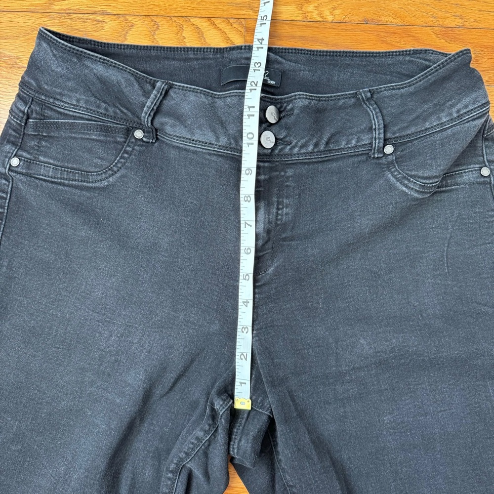 1822 Denim Women's Black Capri Jeans Size 18W - Picture 6 of 10